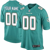 Customized Men Miami Dolphins Green Team Color Nike Game Stitched Jersey,baseball caps,new era cap wholesale,wholesale hats